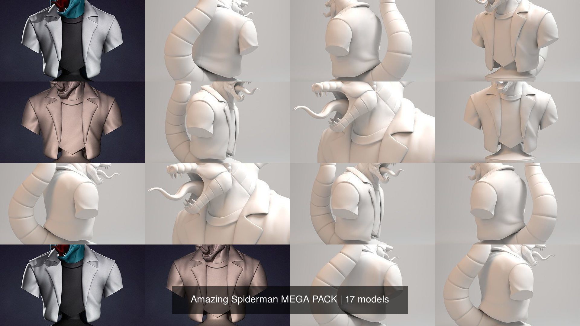 Amazing Spiderman MEGA PACK 3D Model Collection_2