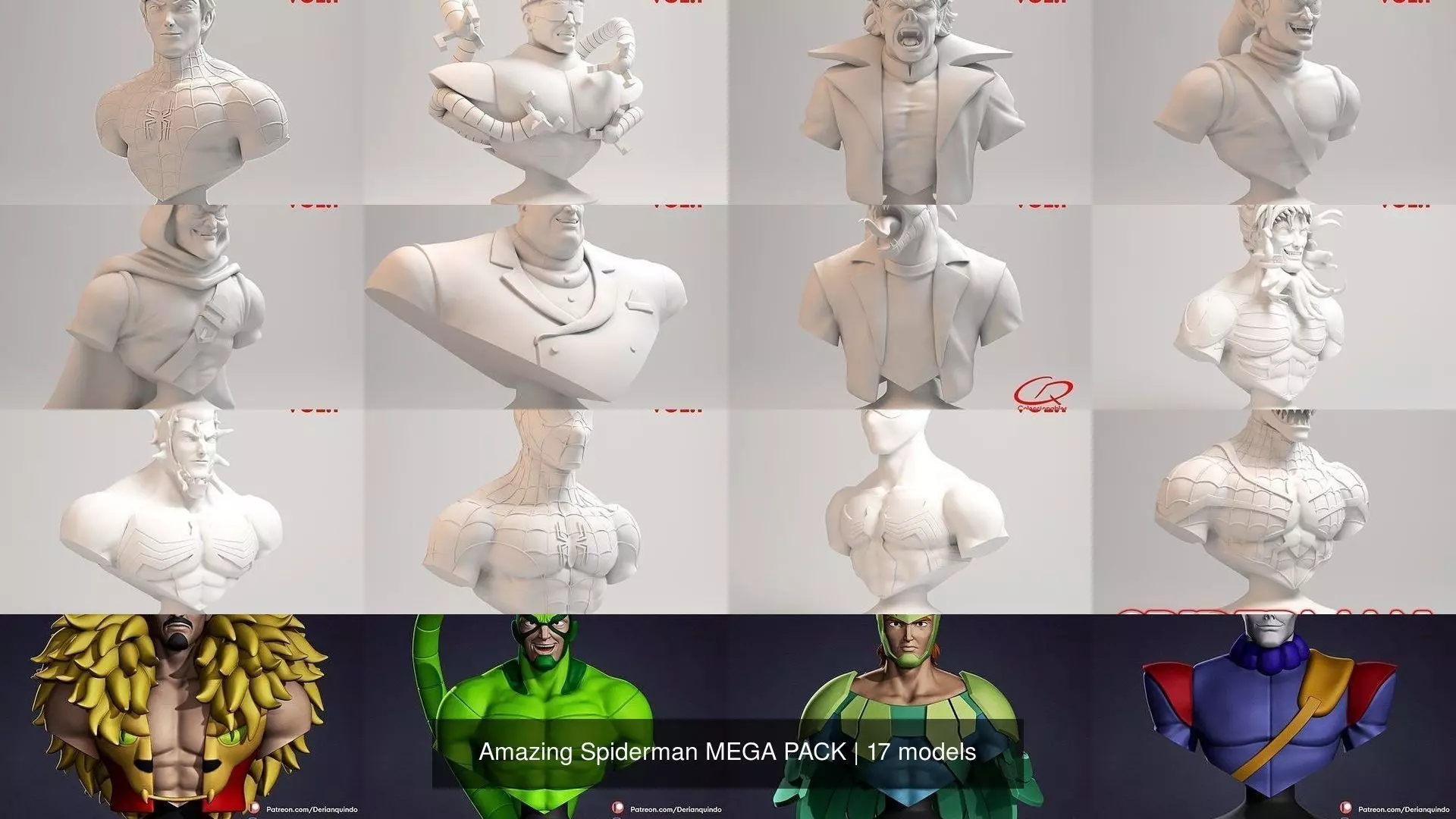 Amazing Spiderman MEGA PACK 3D Model Collection_0