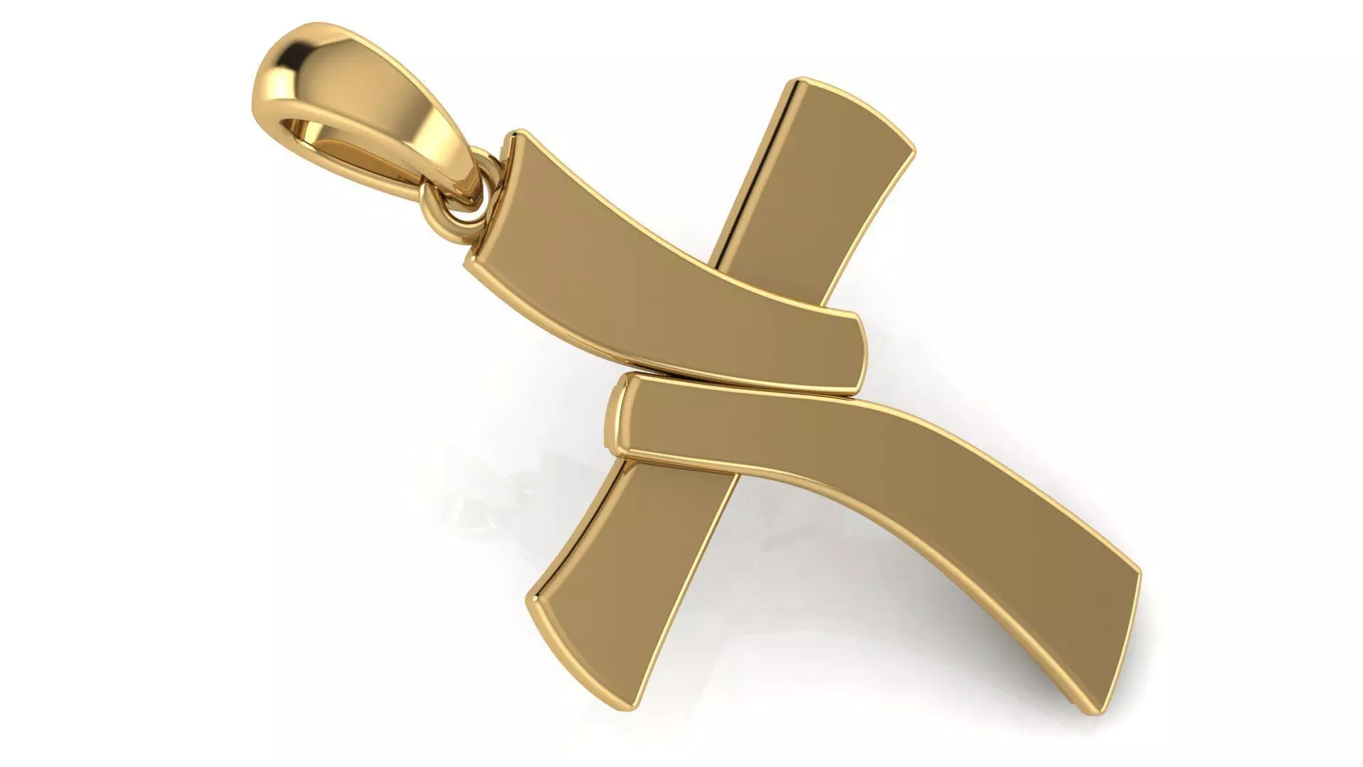 CROSS PENDANT CR43 3D print model_0