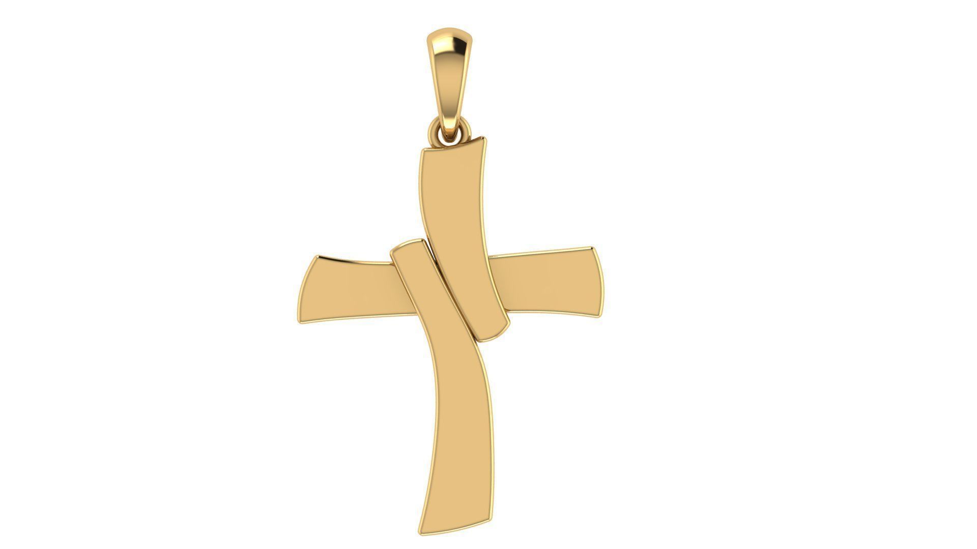 CROSS PENDANT CR43 3D print model_5