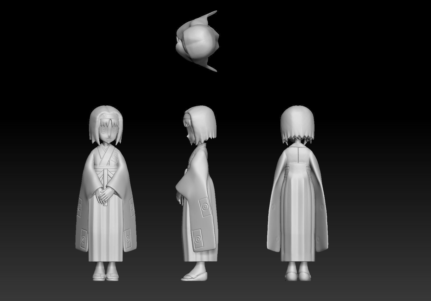 Pokemon Kanto Gym Leader Erika 3D print model_1