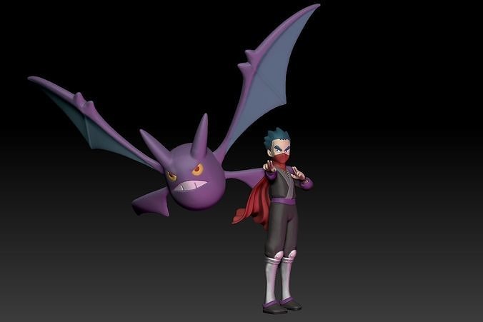 Pokemon Johto Elite Four Koga 3D print model