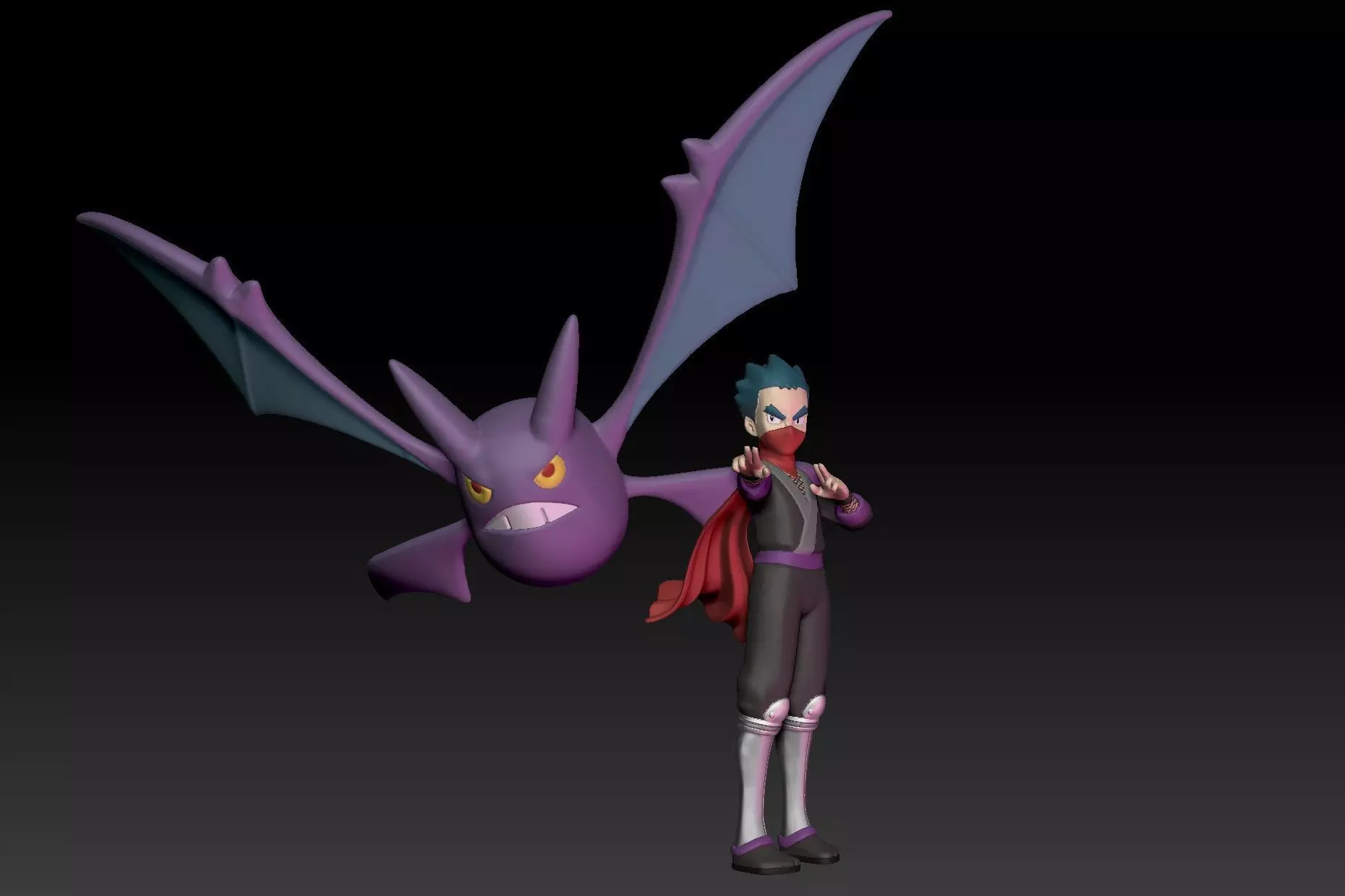 Pokemon Johto Elite Four Koga 3D print model