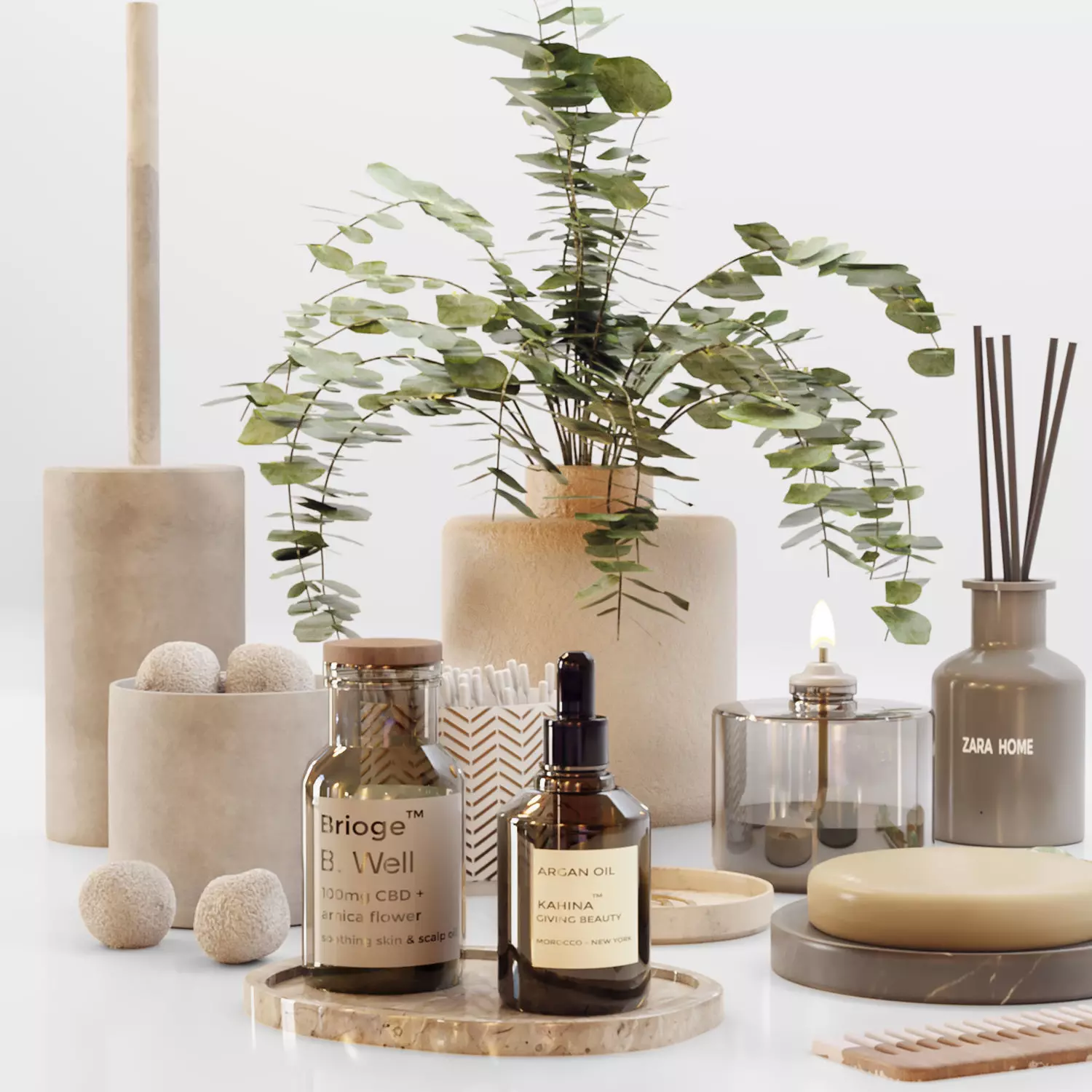 bathroom set02 3D model_0