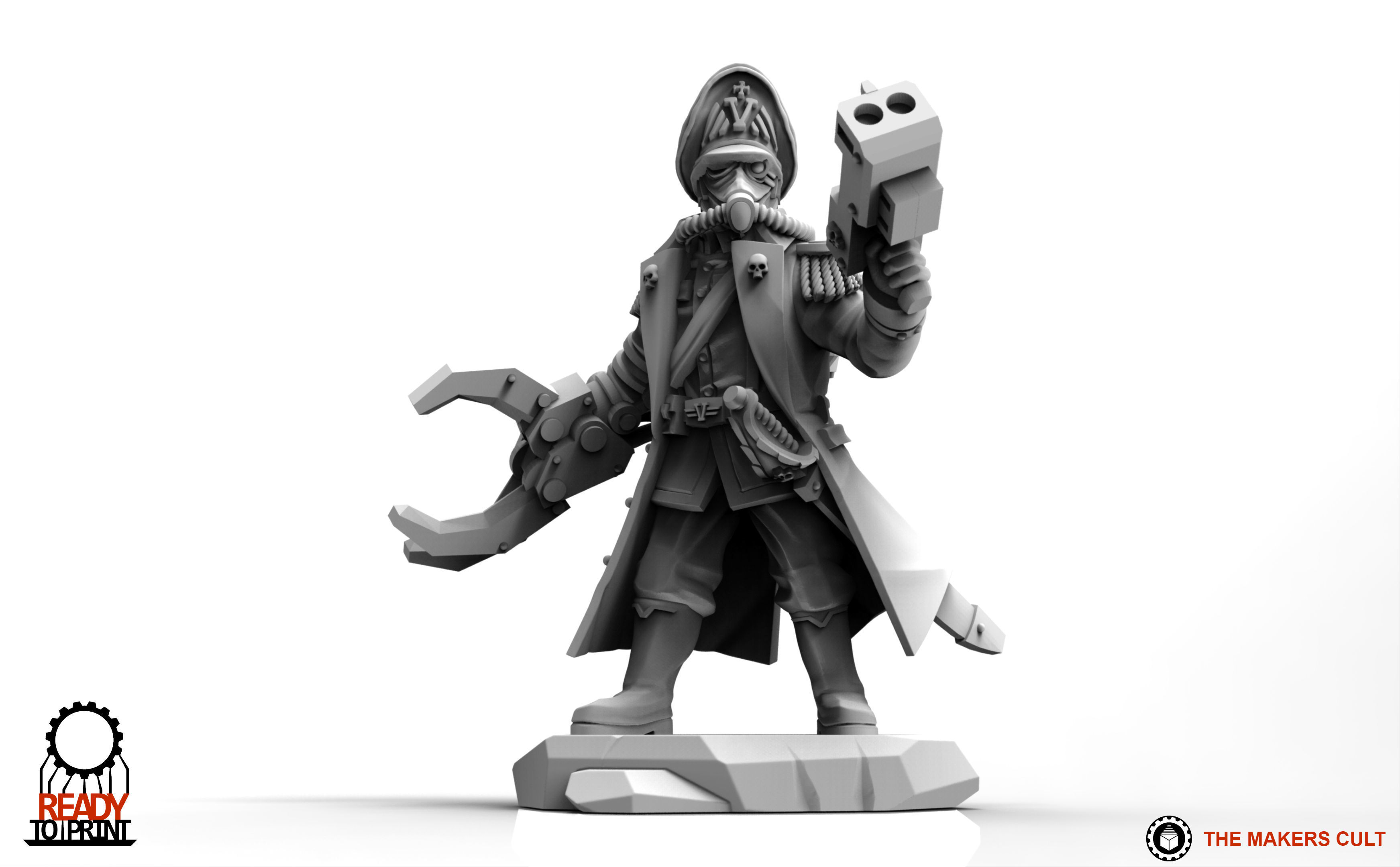 Valour Korps - General Klaus 3D print model_13