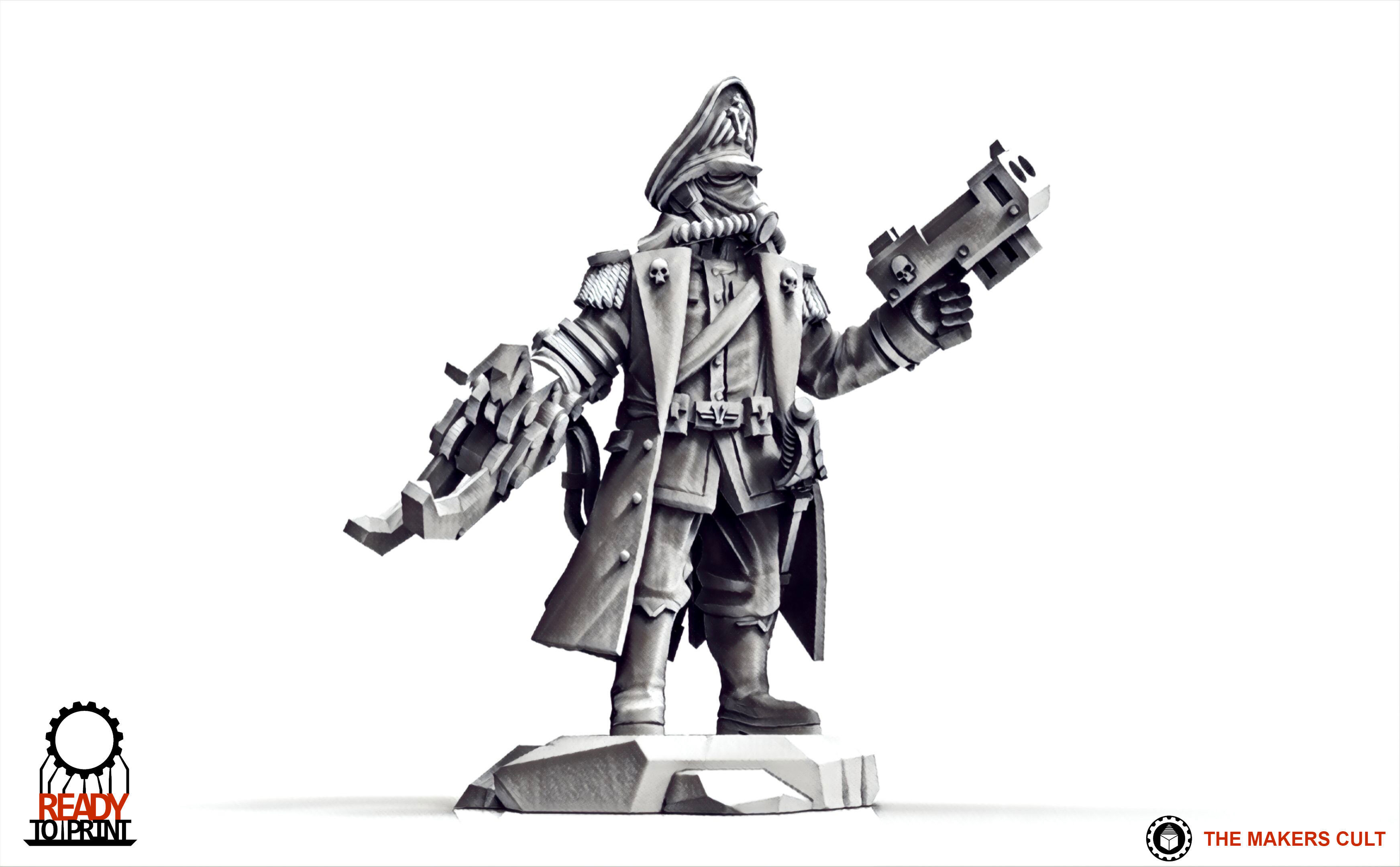 Valour Korps - General Klaus 3D print model_7