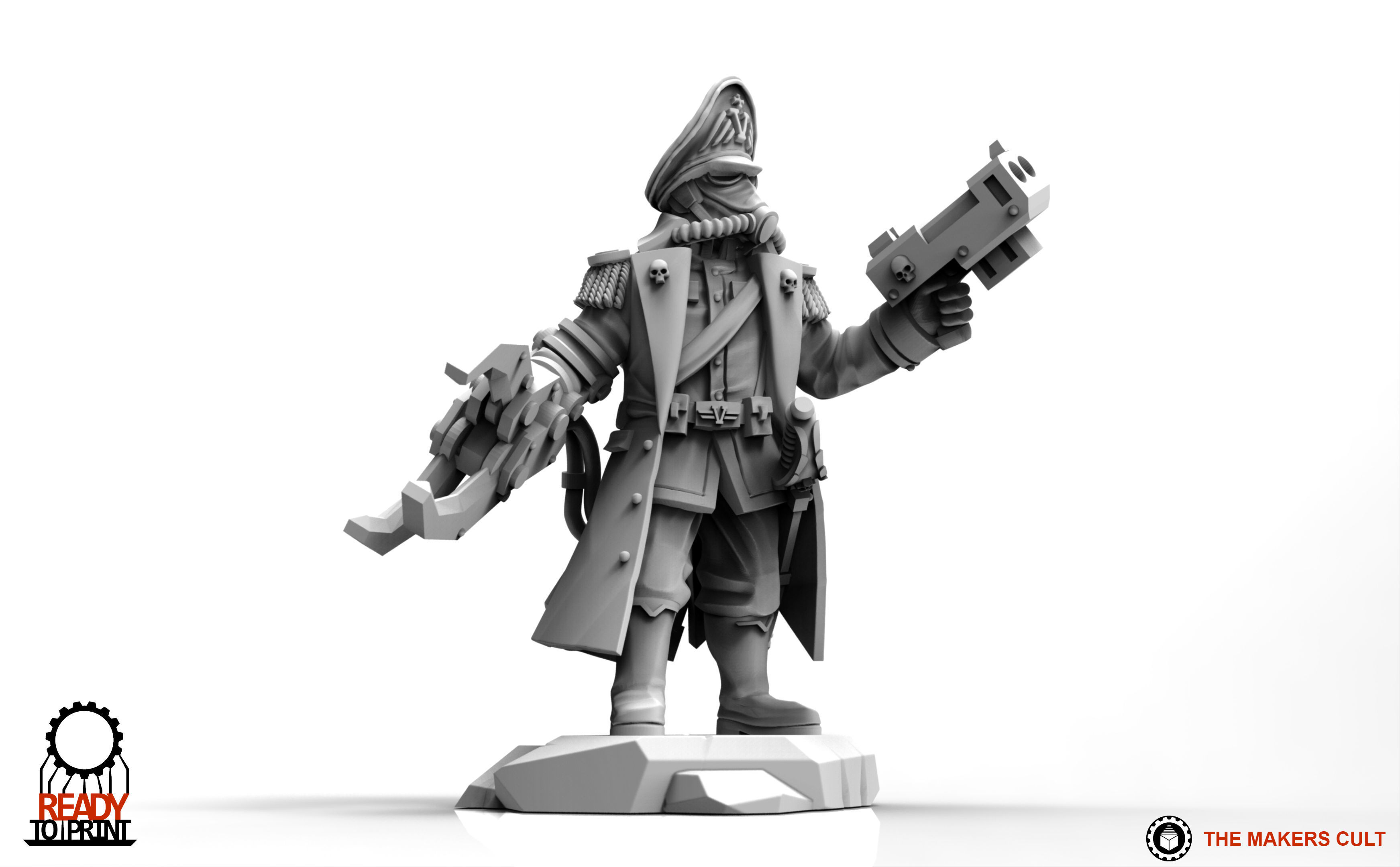 Valour Korps - General Klaus 3D print model_10