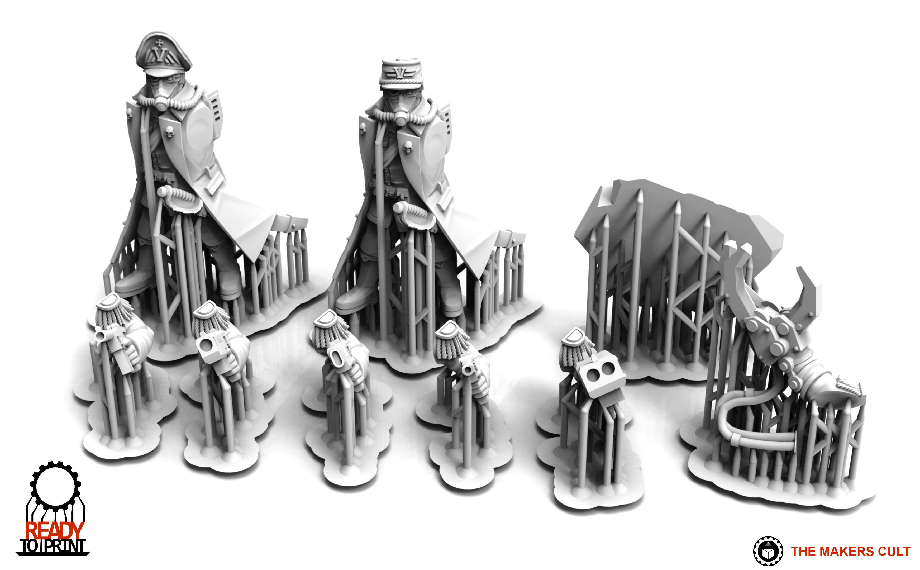 Valour Korps - General Klaus 3D print model_3