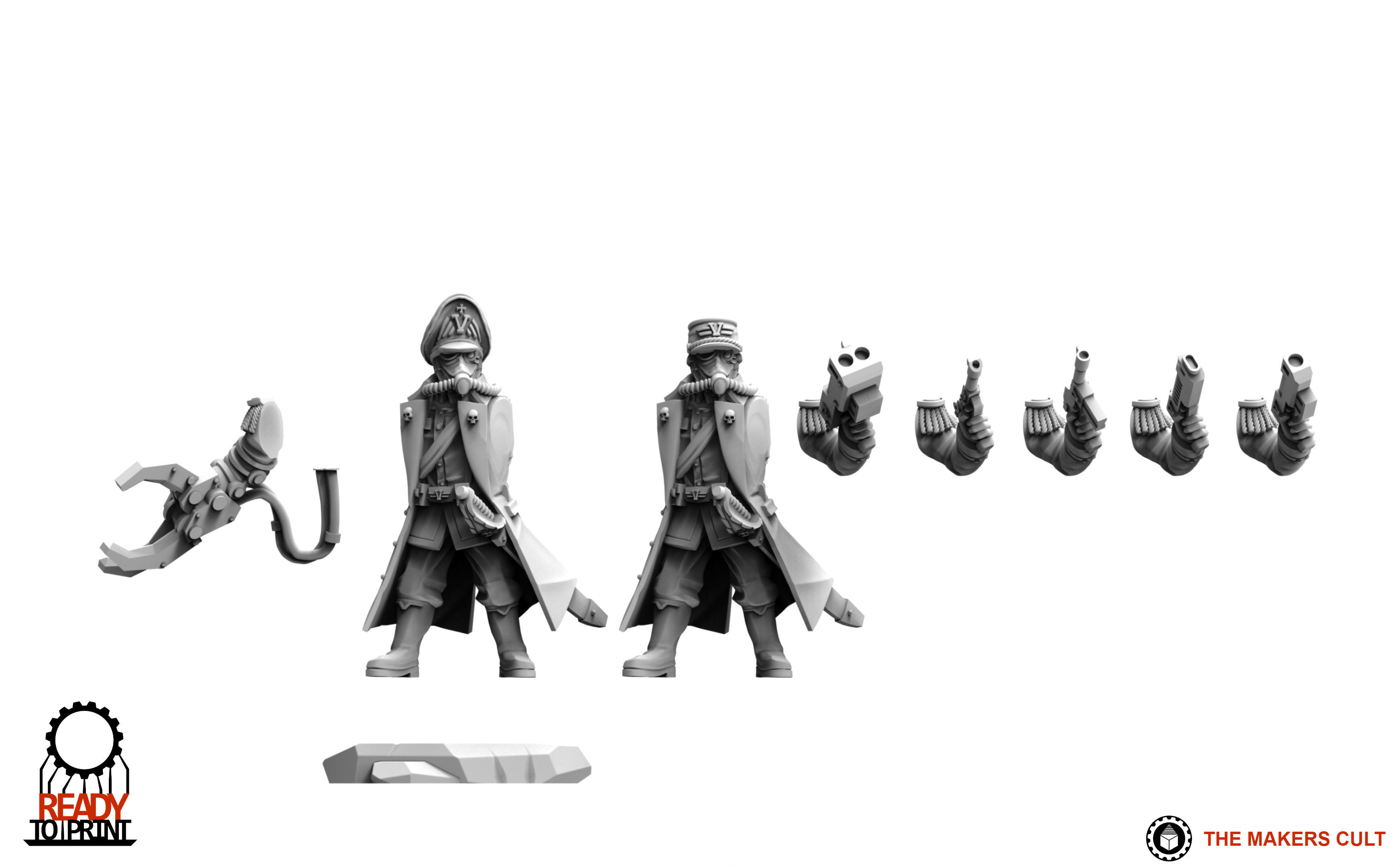 Valour Korps - General Klaus 3D print model_2