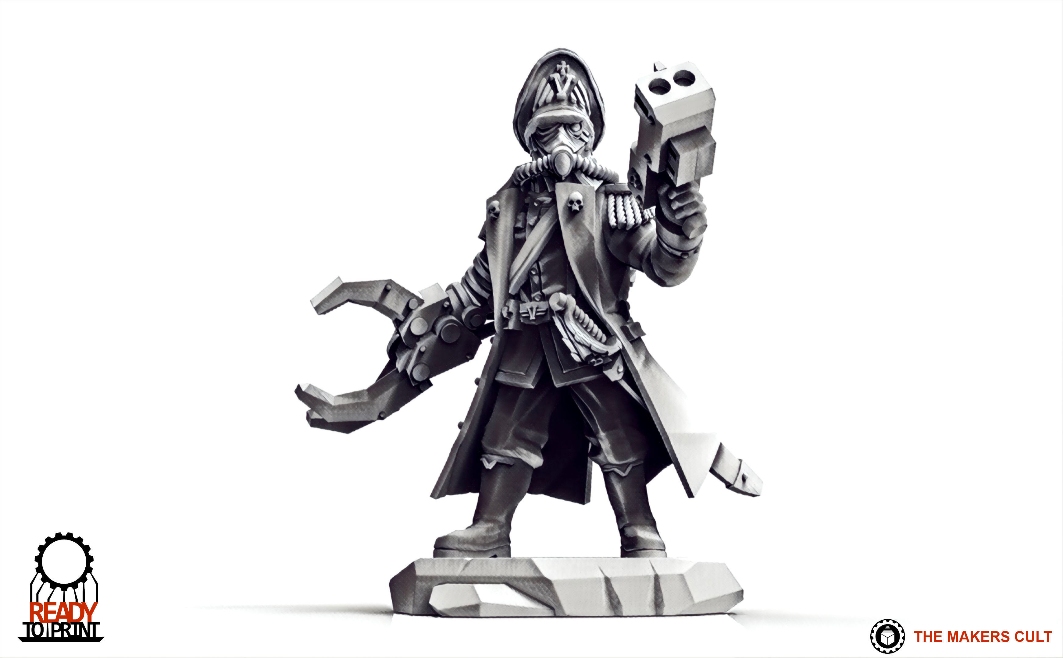 Valour Korps - General Klaus 3D print model_6