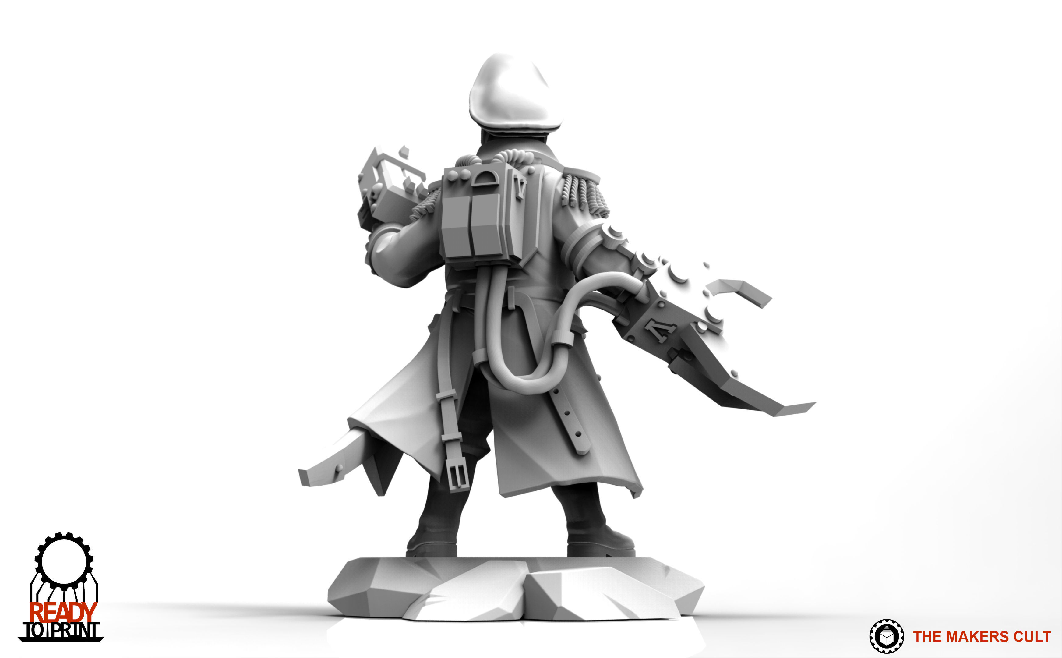 Valour Korps - General Klaus 3D print model_12