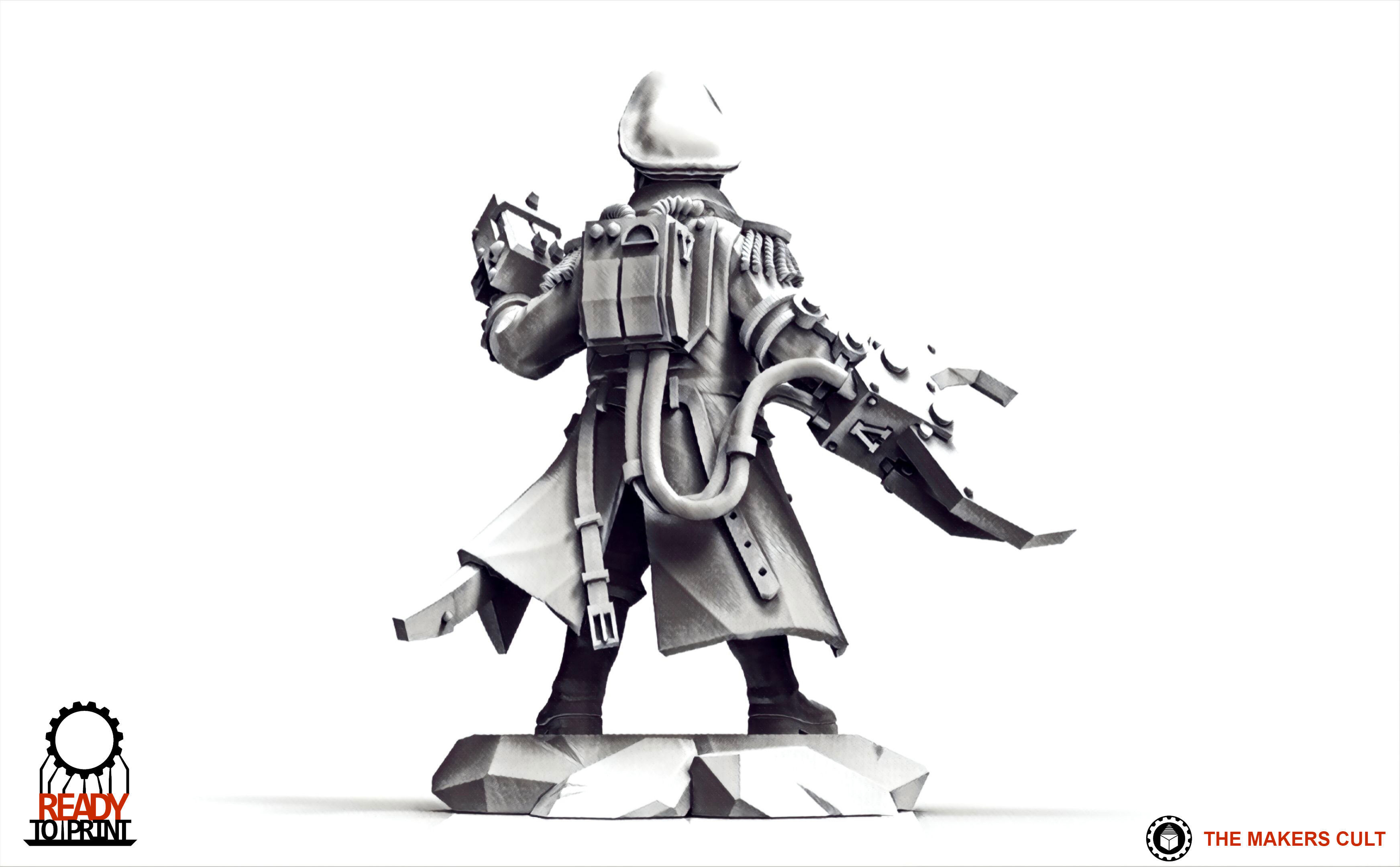 Valour Korps - General Klaus 3D print model_9