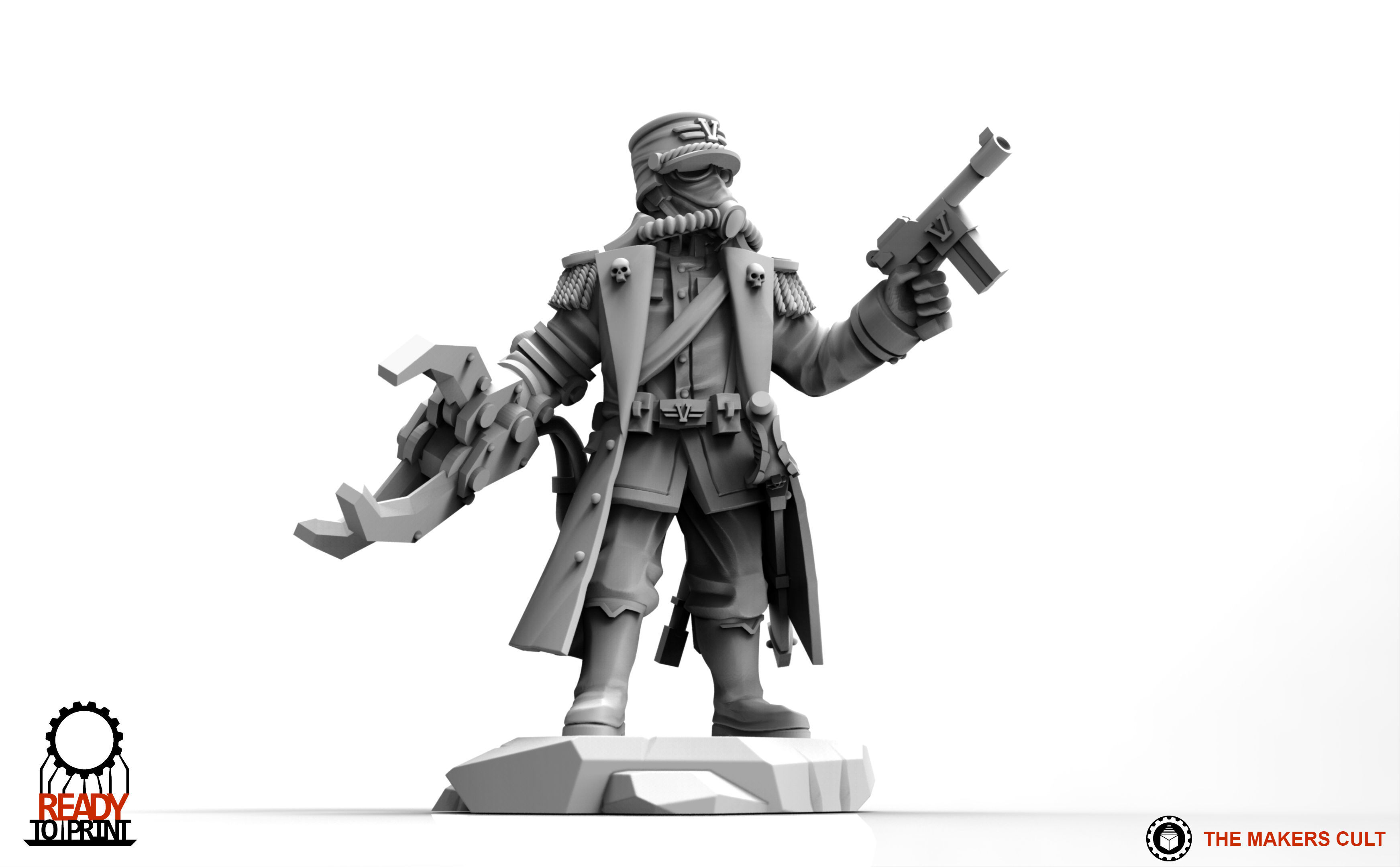 Valour Korps - General Klaus 3D print model_14