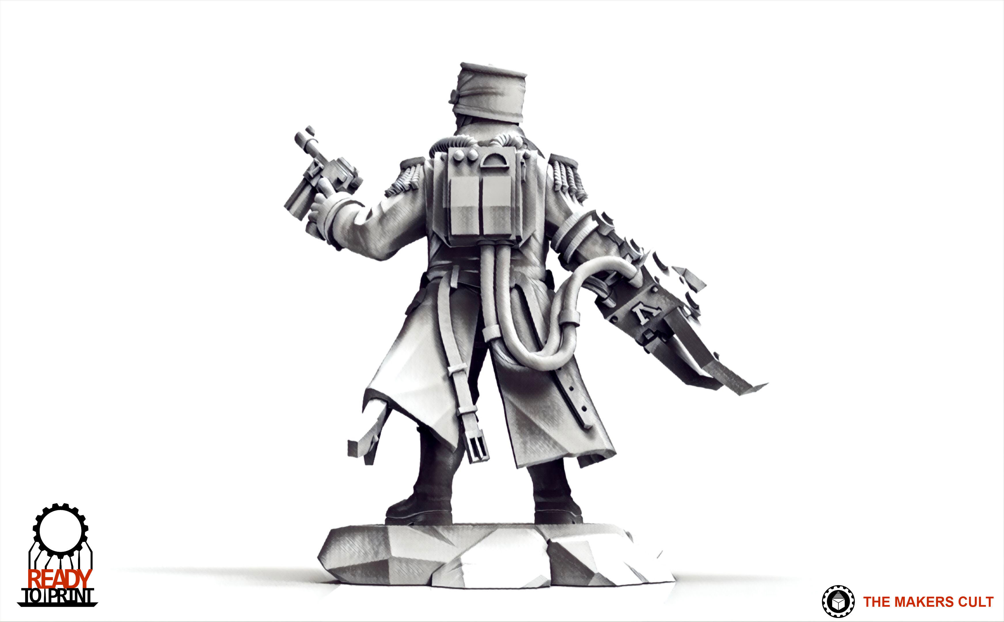Valour Korps - General Klaus 3D print model_8