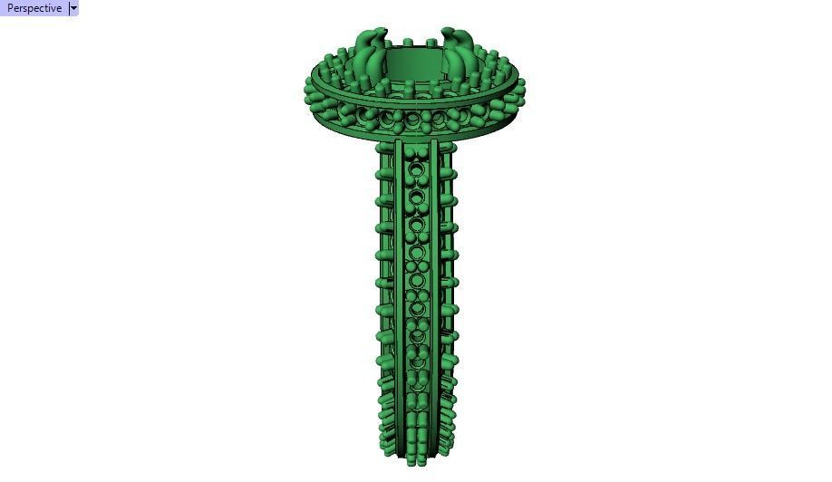 solitaire ring engagement 3D print model_13