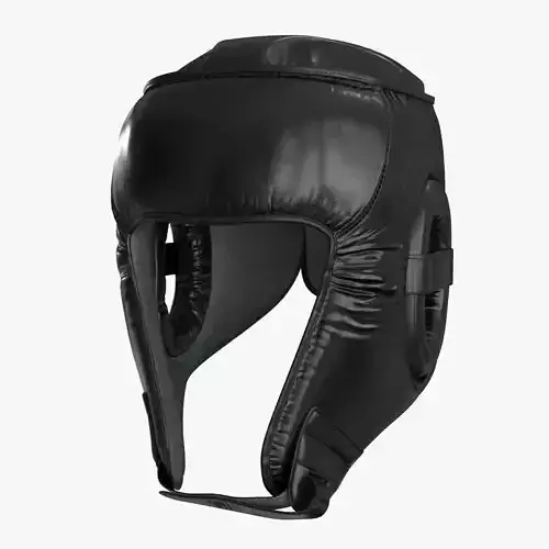 3D Boxing Training Helmet Black