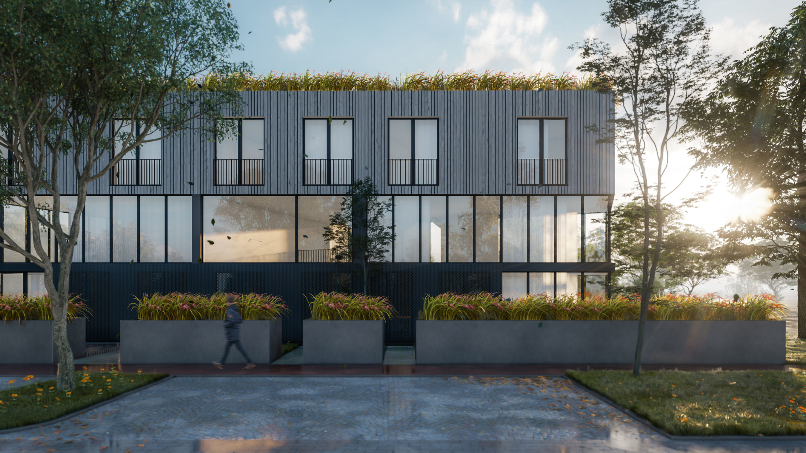 Residential building LUMION12 ARCHICAD SKETCHUP 3D model_1