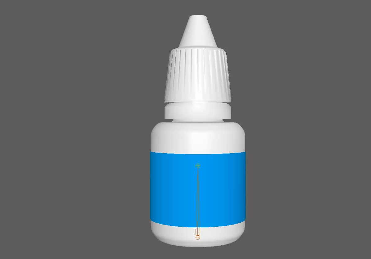 Eyes drop Free low-poly 3D model