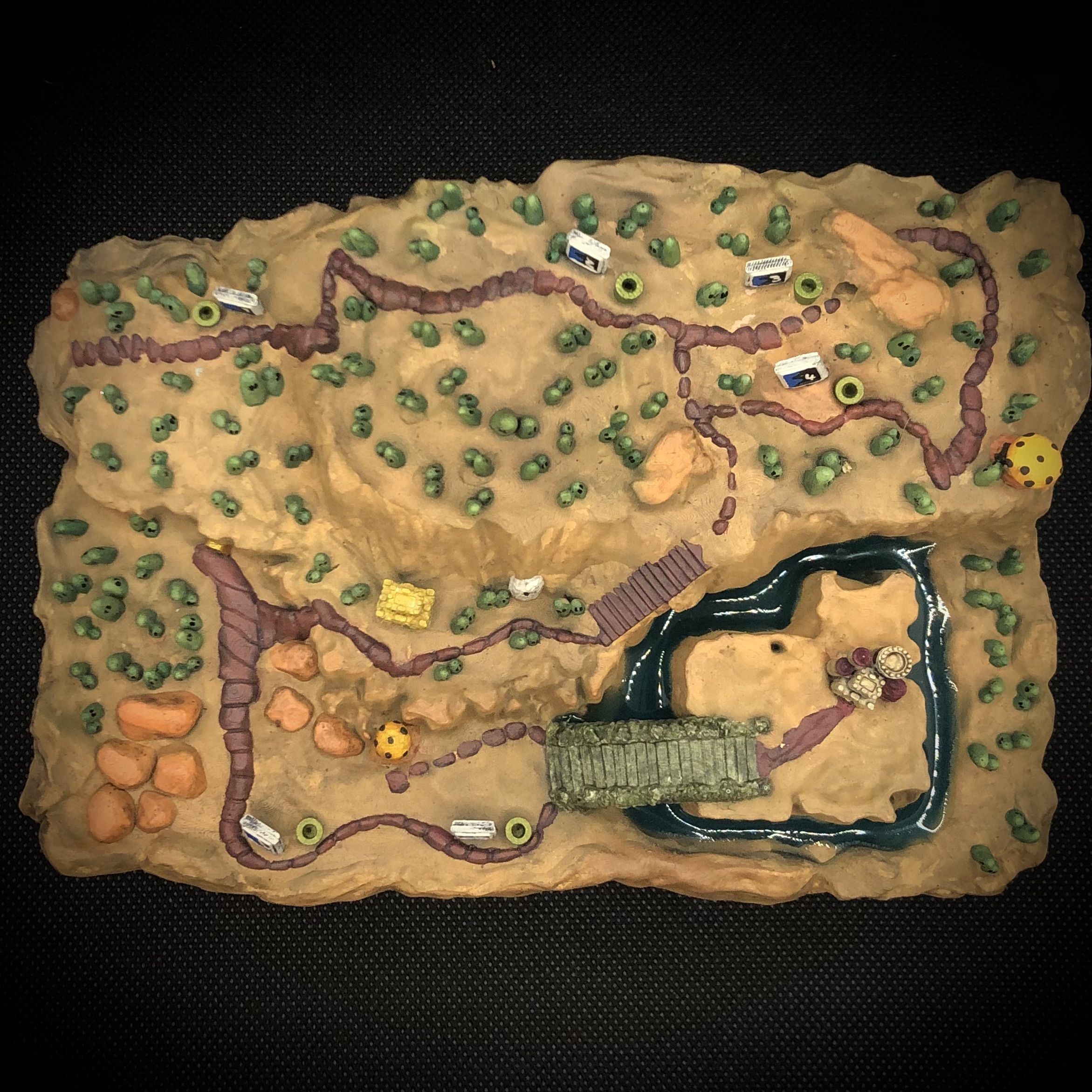 Mario 3 - World One Diorama 3D print model_2