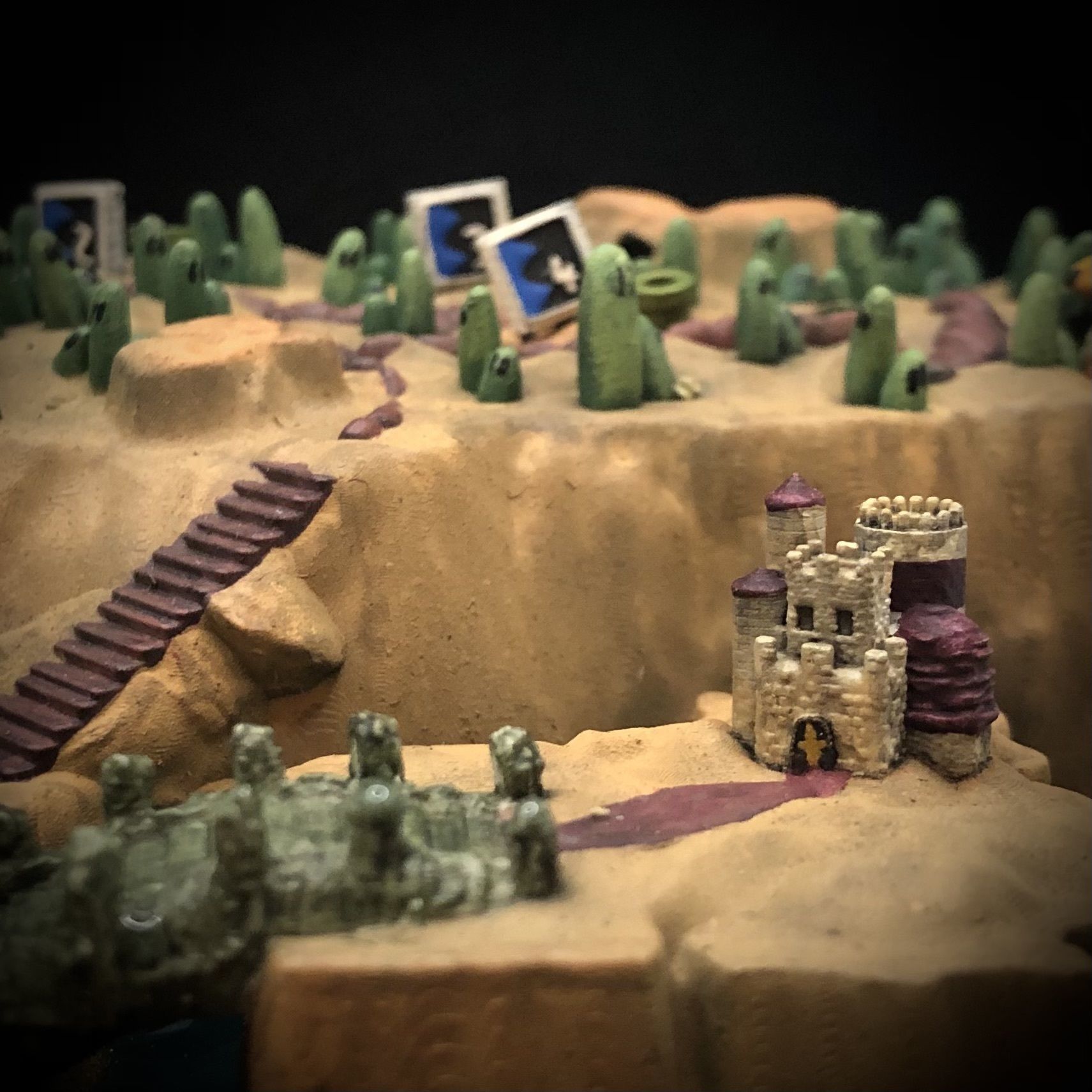 Mario 3 - World One Diorama 3D print model_4