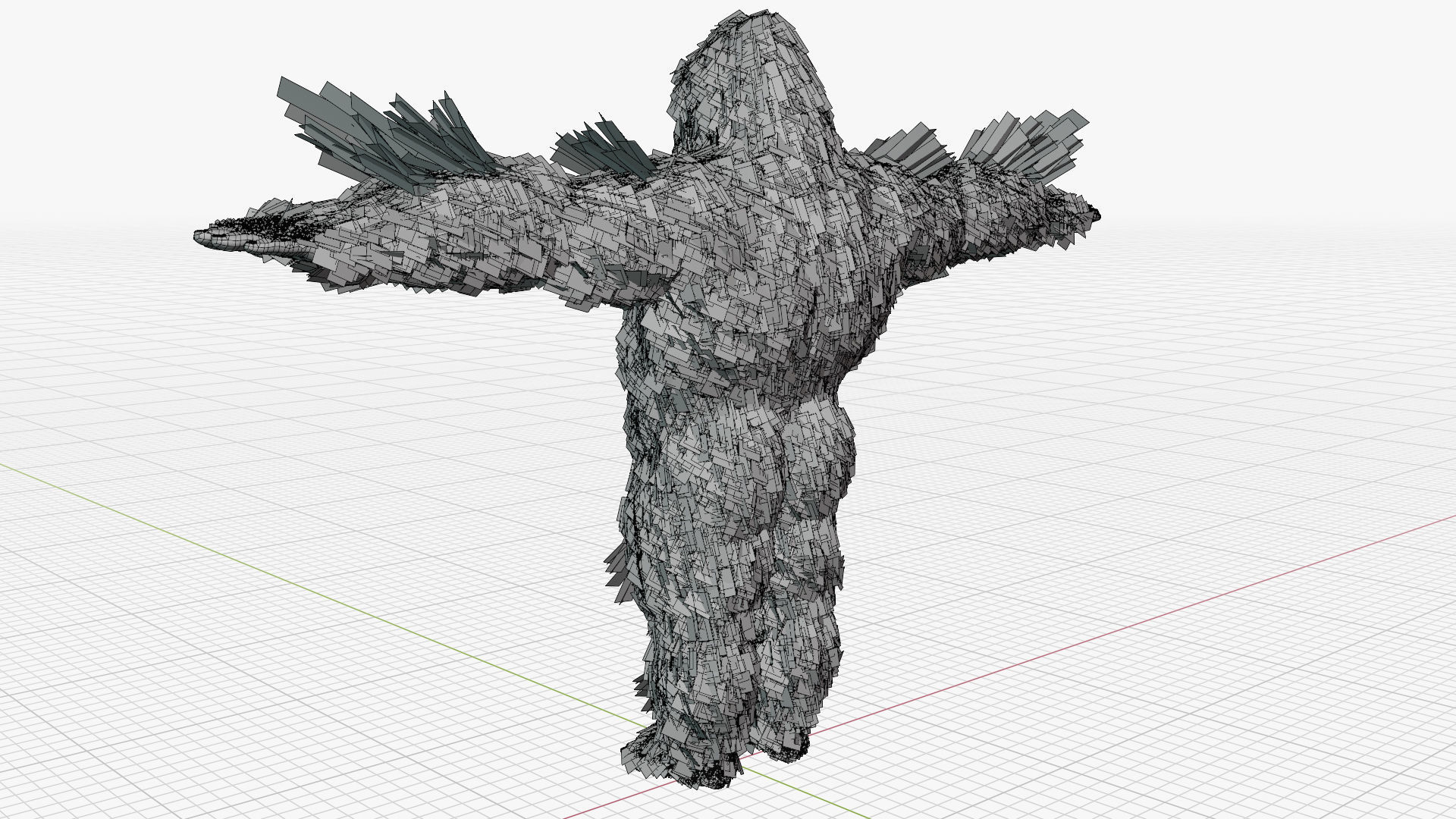 King Kong with Fur 3D model_15