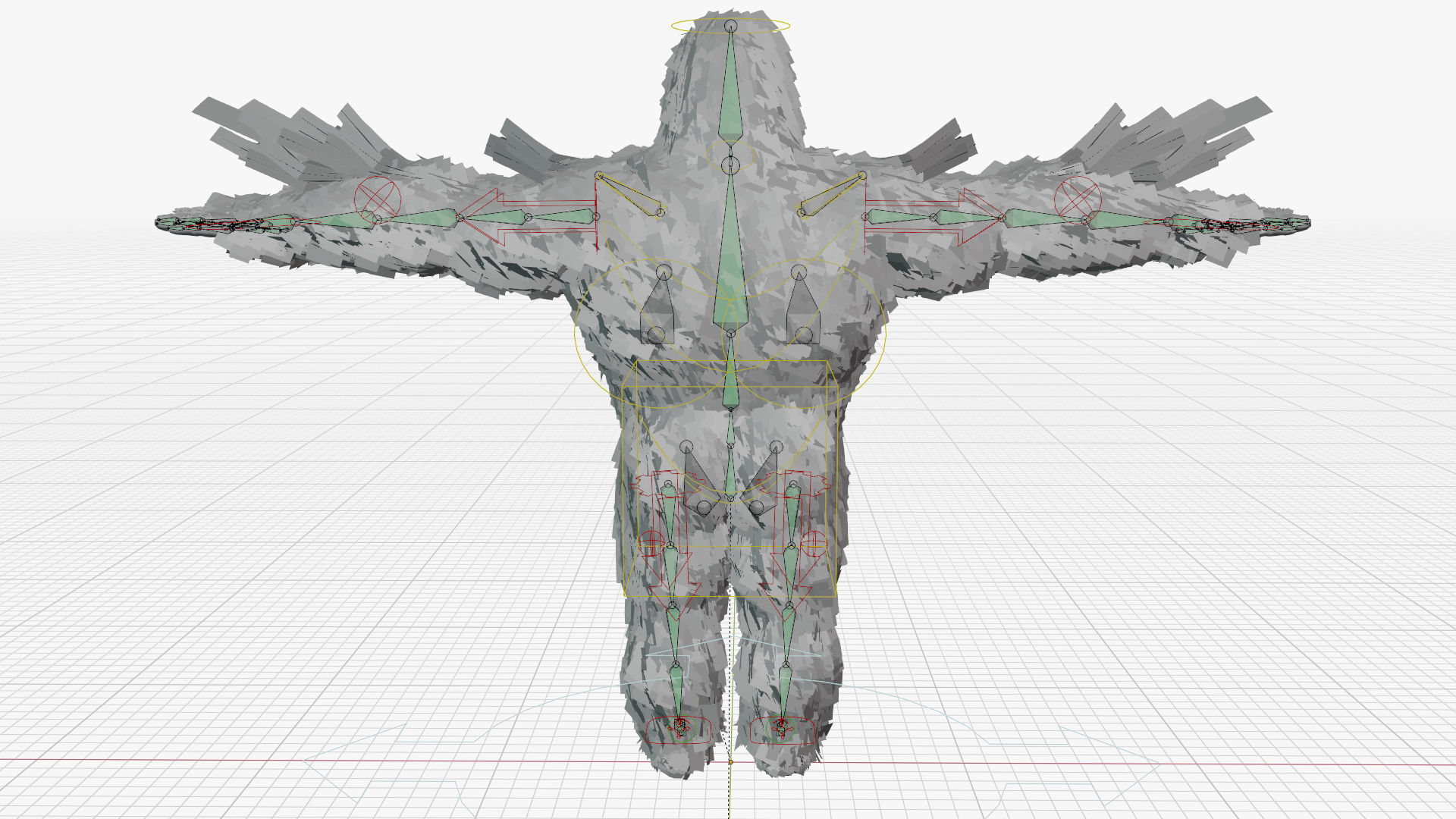 King Kong with Fur 3D model_17