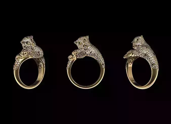tiger ring 3D print model