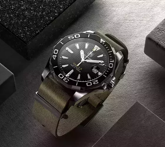 TAG Heuer Aquaracer  - Corona render 