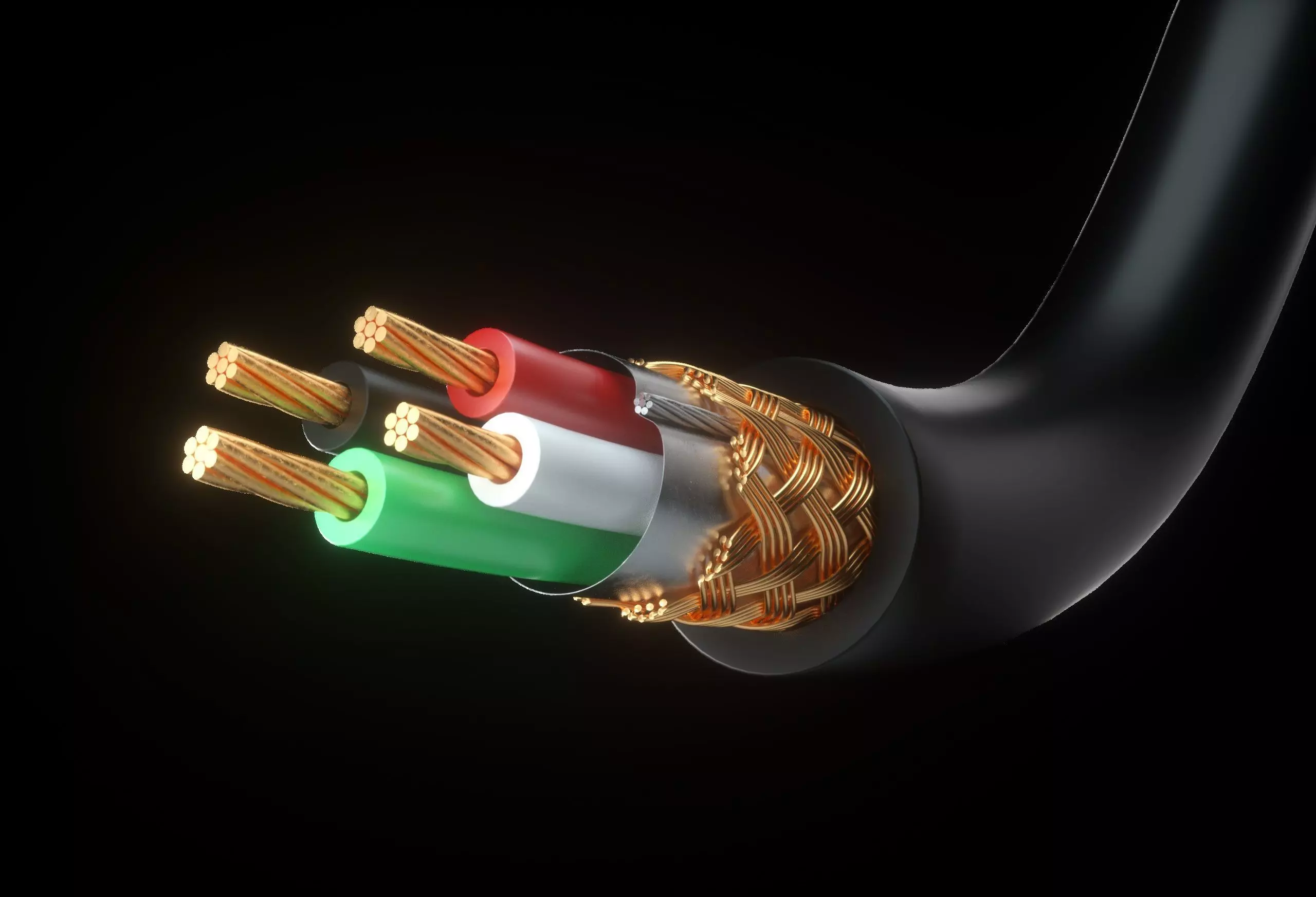 Usb Cable Core 3D model_0