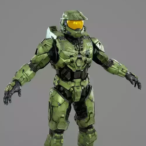 Halo Infinite Master Chief Full Body Armor STL Files 3D print model