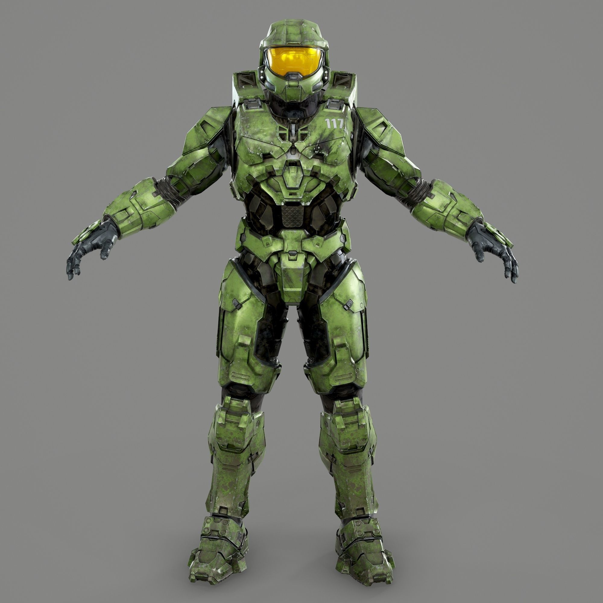 Halo Infinite Master Chief Full Body Armor STL Files 3D print model_86