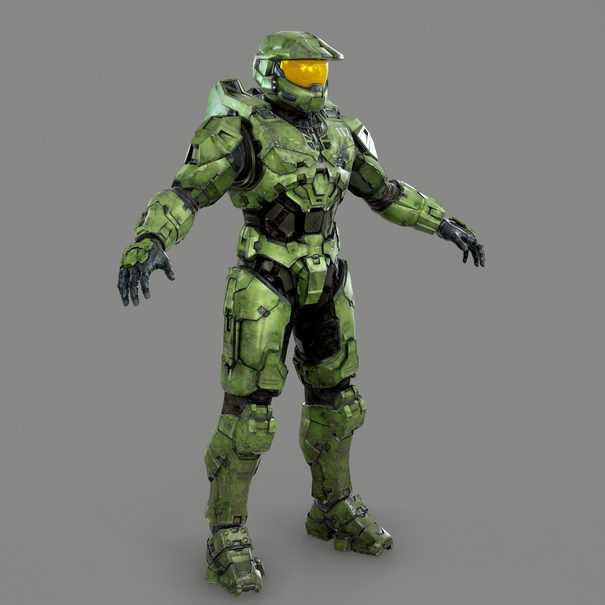Halo Infinite Master Chief Full Body Armor STL Files 3D print model_56