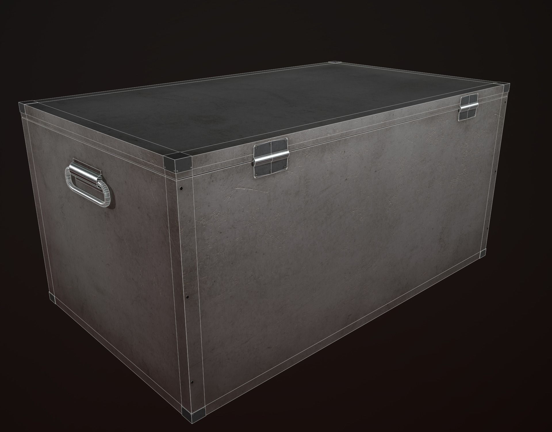 Realistic boxes pack Low-poly 3D model_24