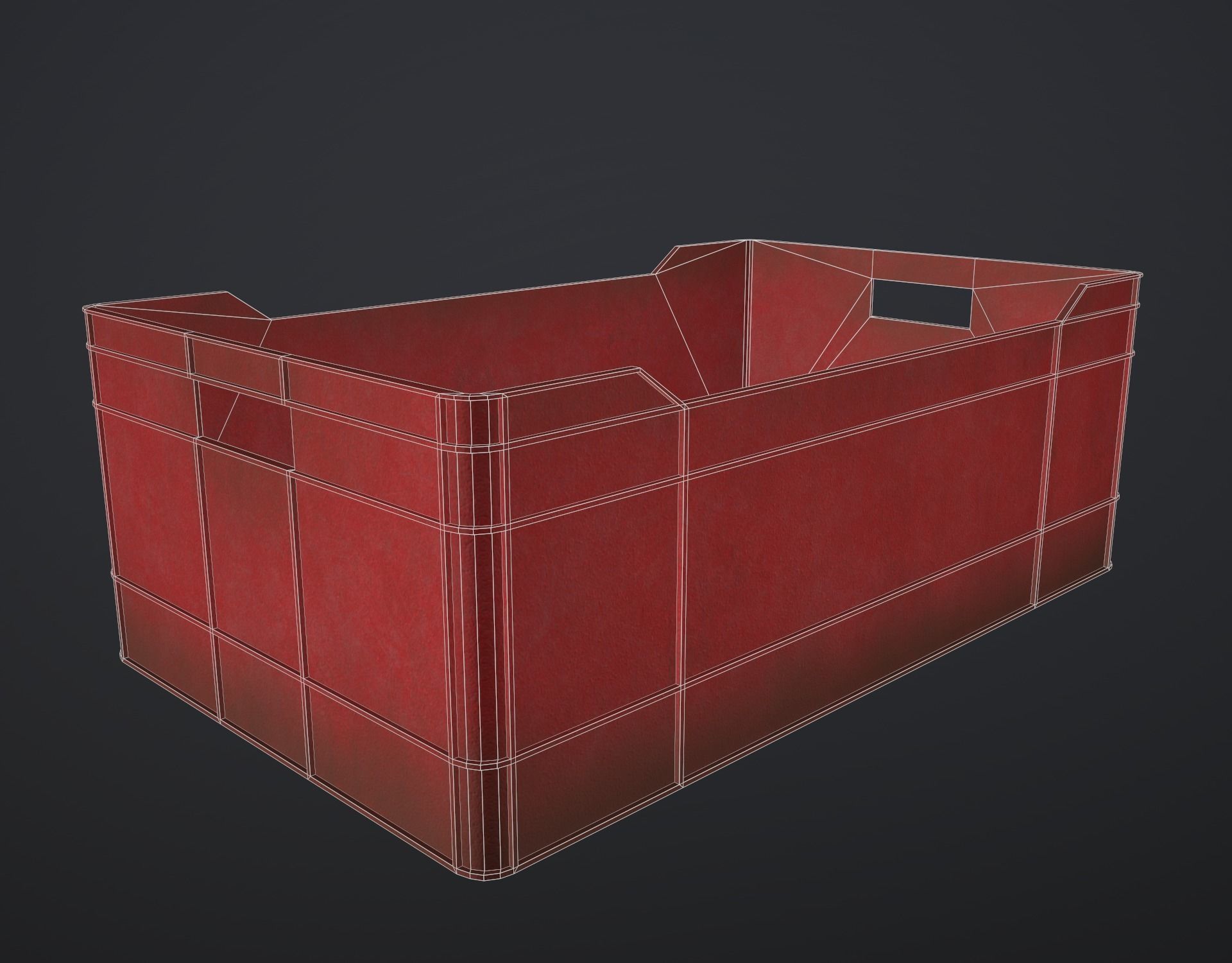 Realistic boxes pack Low-poly 3D model_29