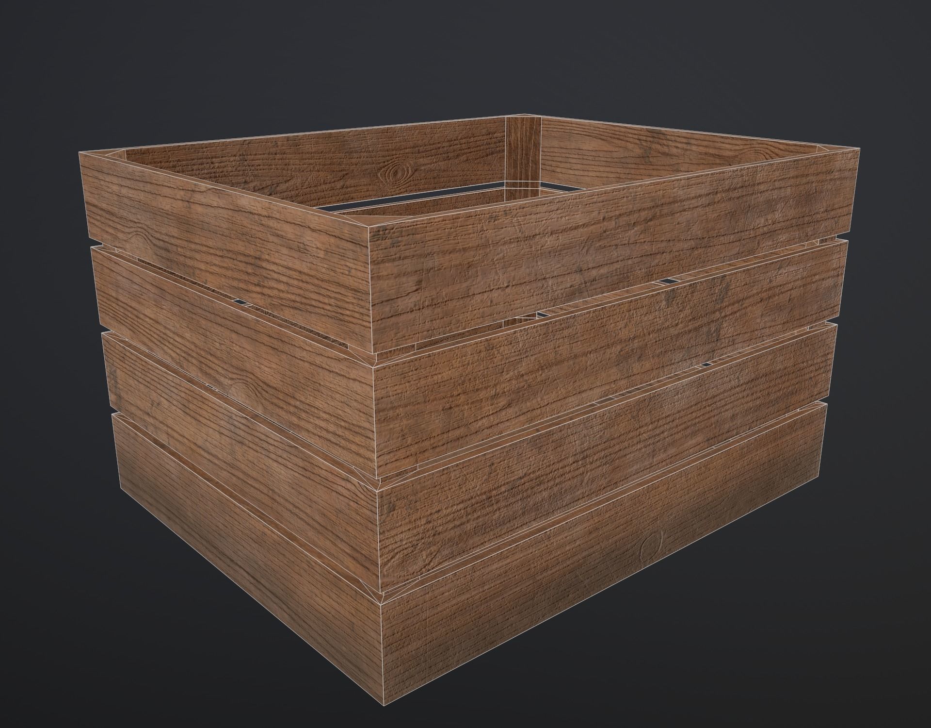 Realistic boxes pack Low-poly 3D model_34