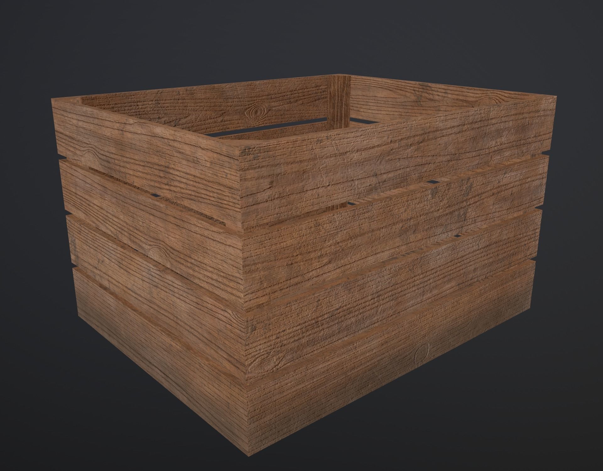 Realistic boxes pack Low-poly 3D model_5