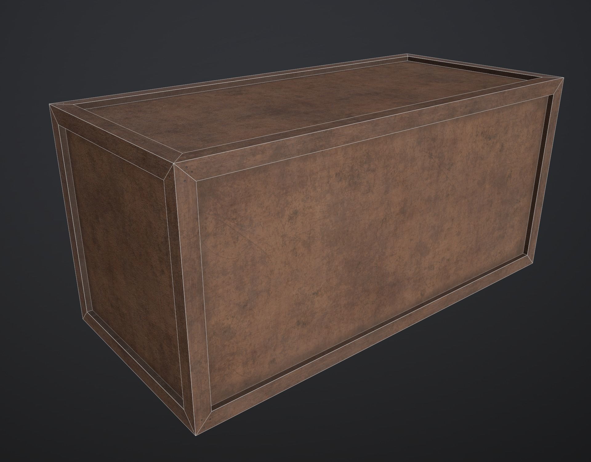 Realistic boxes pack Low-poly 3D model_43