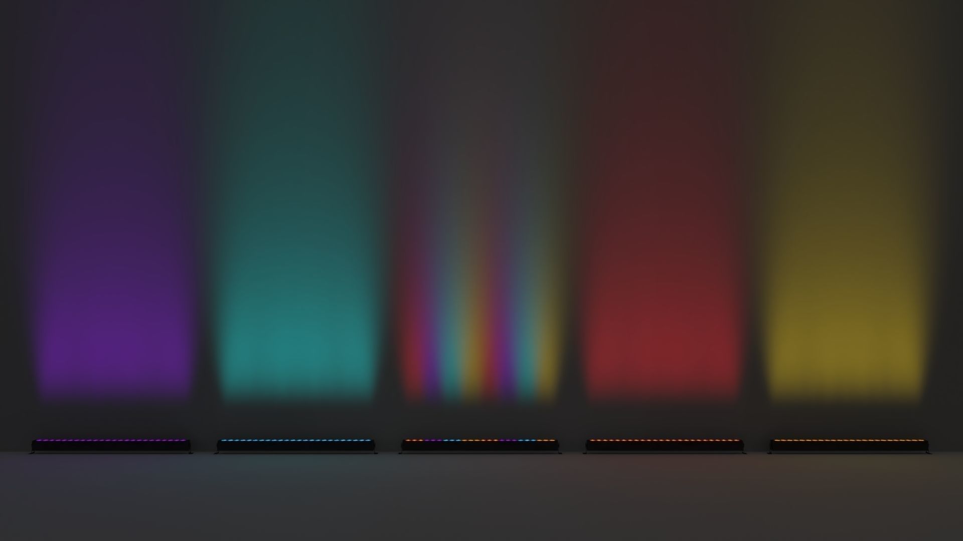 LED Bar Batten Low-poly 3D model_11