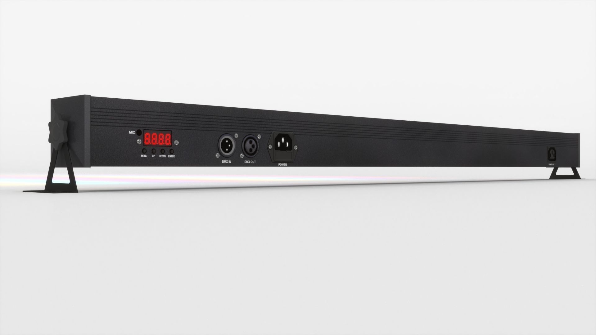 LED Bar Batten Low-poly 3D model_5