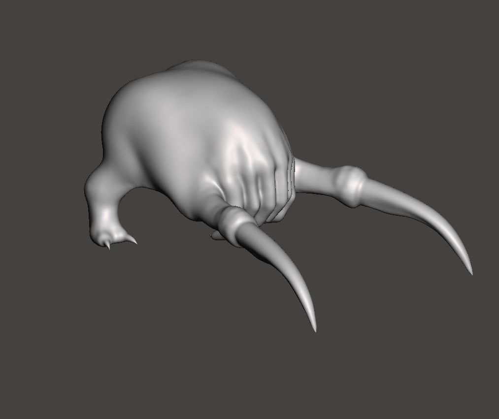 ASSCRAB - HALF LIFE HEADCRAB WITH A BIG BUTT- THIC HIGH POLY STL 3D print model_2