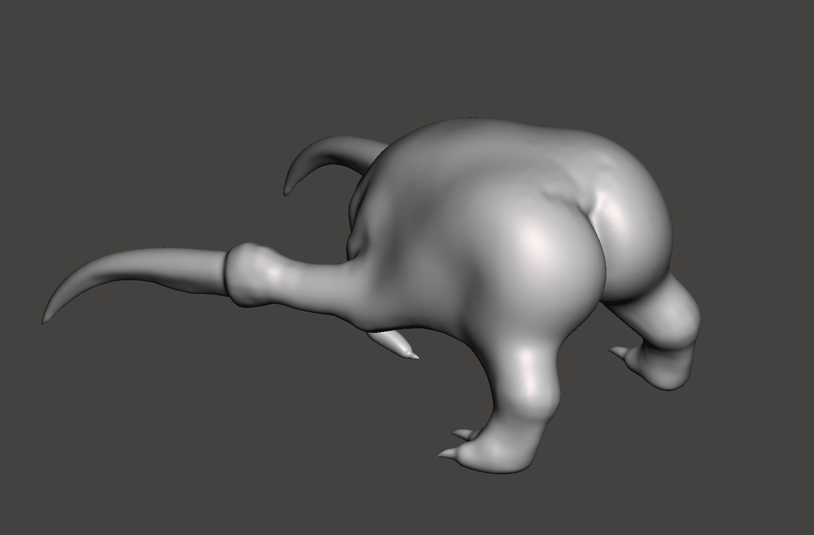 ASSCRAB - HALF LIFE HEADCRAB WITH A BIG BUTT- THIC HIGH POLY STL 3D print model_6