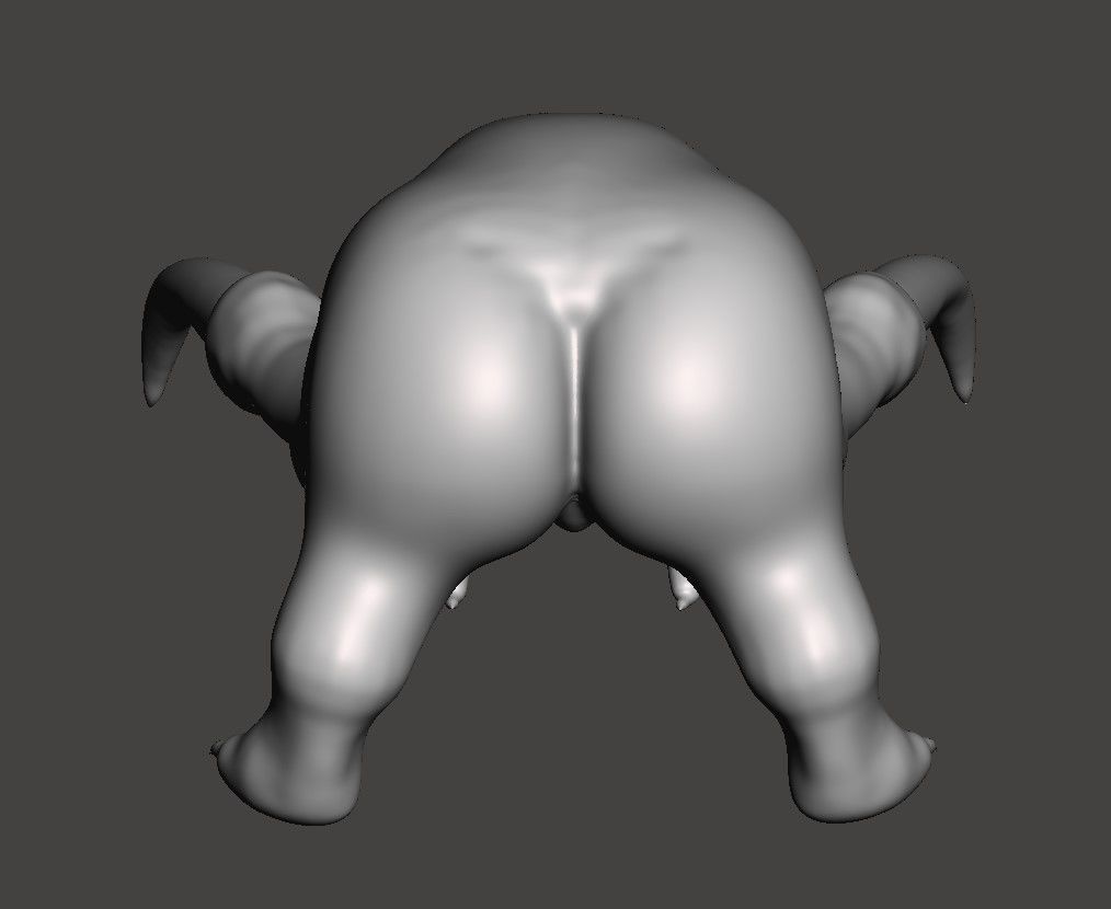 ASSCRAB - HALF LIFE HEADCRAB WITH A BIG BUTT- THIC HIGH POLY STL 3D print model_1