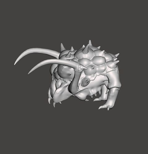 ARMORED HEADCRAB DYNAMIC POSE - HALF-LIFE ALYX  HIGH POLY STL 3D print model