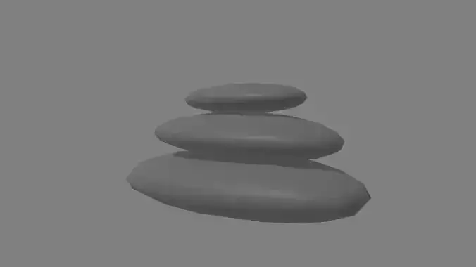 Stonepile Low Poly stack of stones