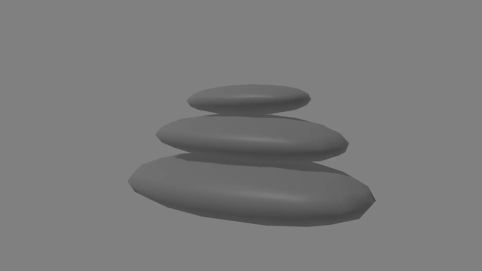 Stonepile Low Poly stack of stones Free 3D model_0