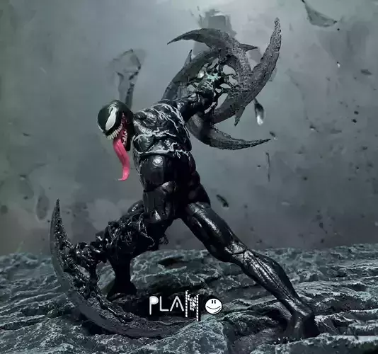 Plamo Studio Symbiote Ninja Blade 3D print model