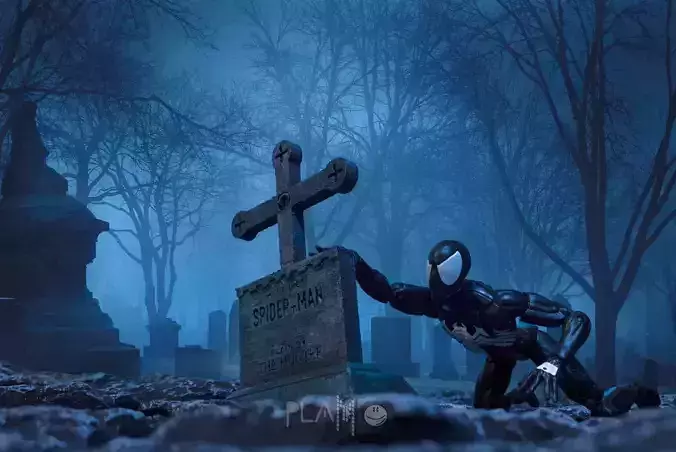 Plamo Studio Web Head Gravestone