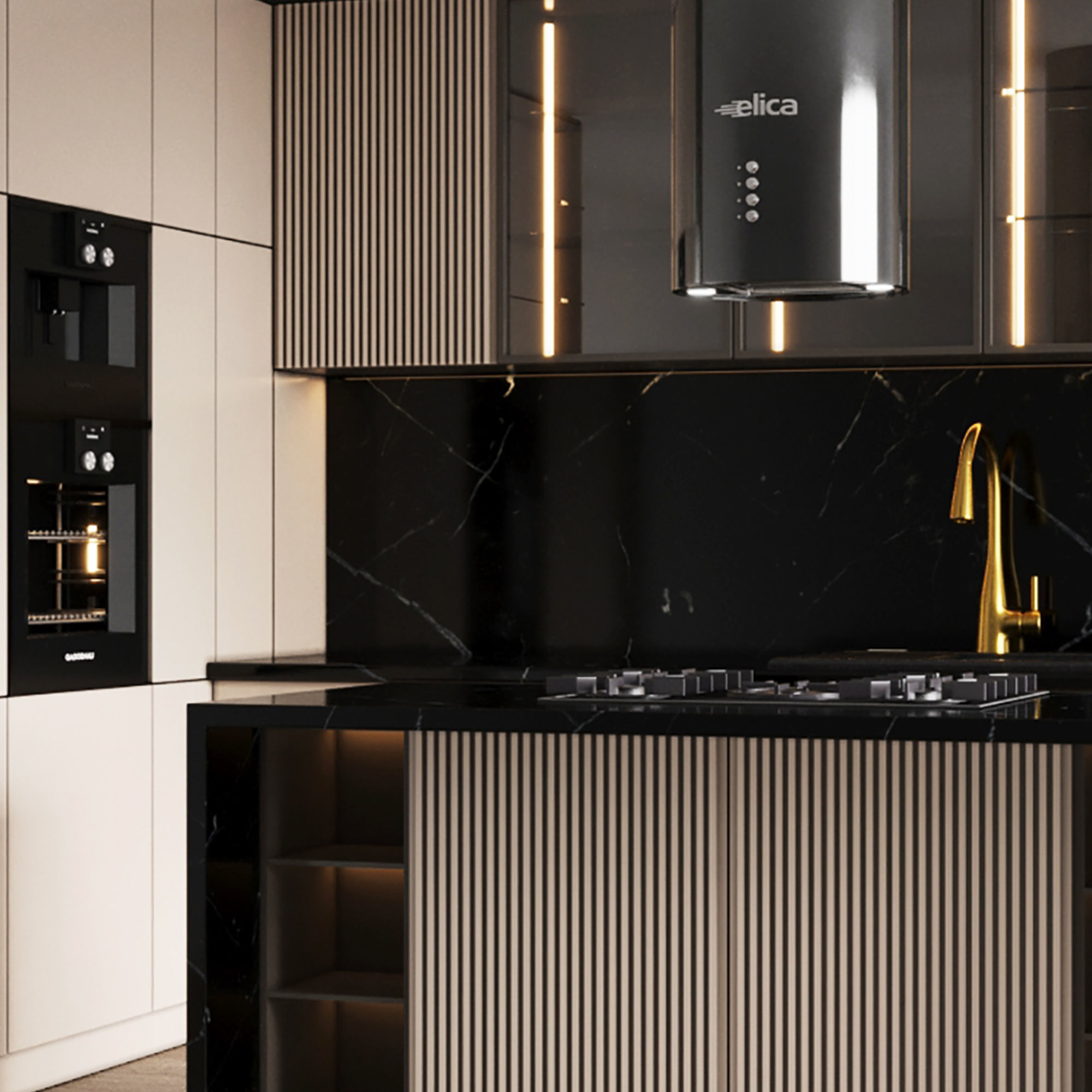 Kitchen 019 3D model_5