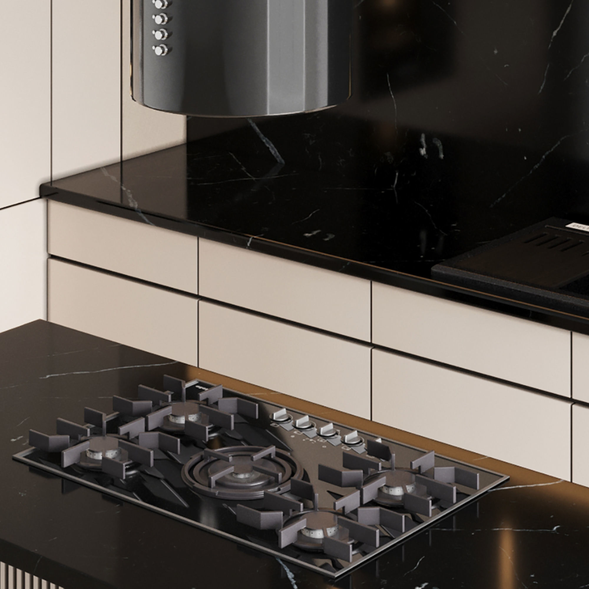 Kitchen 019 3D model_3