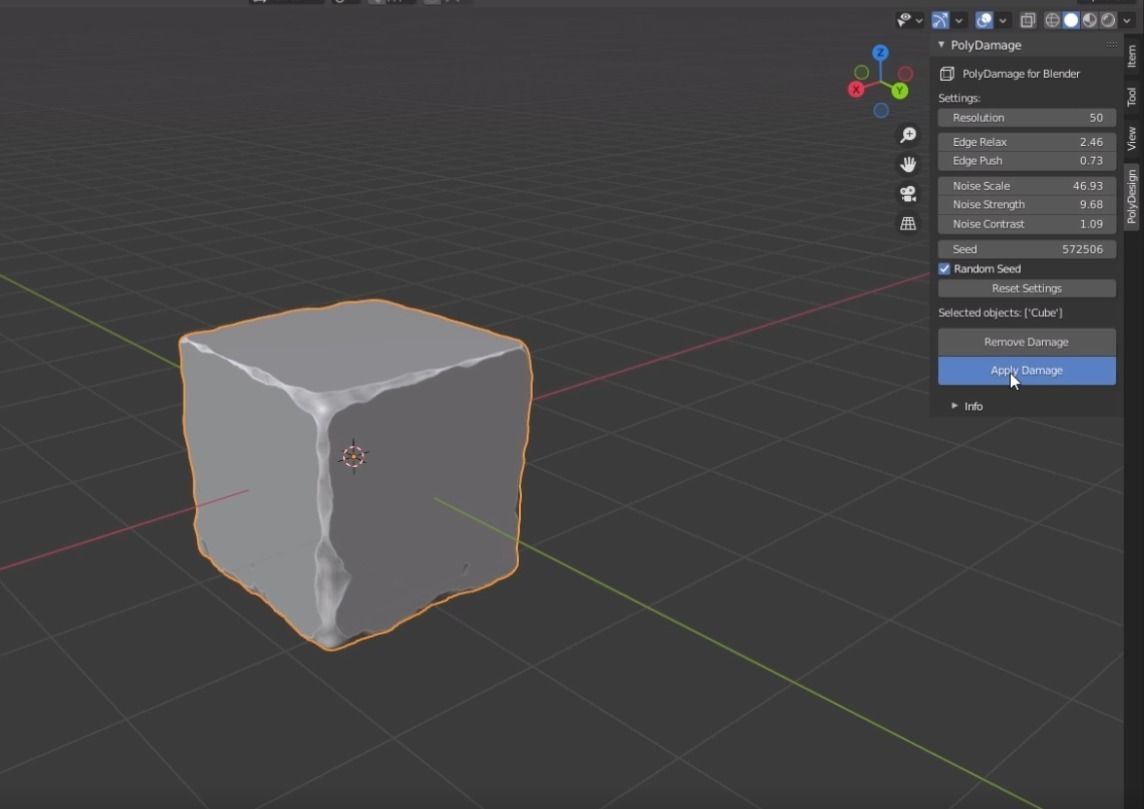 PolyDamage for Blender 3D model_6